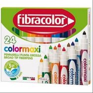 Fibracolor Colormaxi 24 Renk Keçeli Kalem