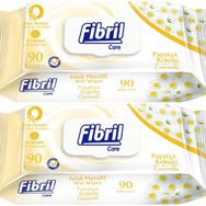 Fibril Papatya Kapaklı 2x90 Yaprak Bebek Islak Mendili
