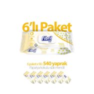 Fibril Papatya Kapaklı 6x90 Yaprak Bebek Islak Mendili