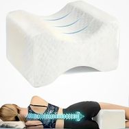 FIGIZA Visco Ortopedik Bacak Arası Yastığı – Hamileler İçin Destek Minderi | Bel, Bacak ve Kalça Ağrısı İçin Uyku Yastığı | Yıkanabilir Kılıflı Ergonomik Diz Arası Yastık