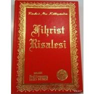FIHRIST RISALESI - BEDIÜZZAMAN SAID NURSI