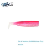 Fiiish BM160/5 BM359 3 Adet Rose Fluo Silikon Yedek Gövde