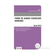FIKIR VE SANAT ESERLERI KANUNU - CELAL ÜLGEN