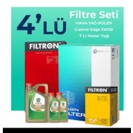 Filtron BMW 7.50 Dizel xDrive Castrol Motor Yağlı 2012-2015 4'lü Filtre Bakım Seti