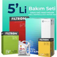 Filtron Chevrolet Cruze 2.0 Dizel Shell Motor Yağlı 2009-2014 5'li Filtre Bakım Seti