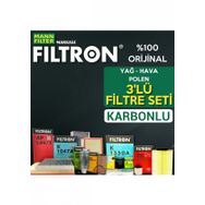 Filtron Ford B-Max 1.5 Tdci 2012-2015 3'lü Karbonlu Filtre Bakım Seti