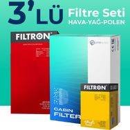 Filtron Ford Transit Custom 2.0 Dizel 2015-2023 3'lü Filtre Bakım Seti