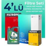 Filtron Kia Cerato 1.6 Benzin Castrol Motor Yağlı 2010-2013 4'lü Filtre Bakım Seti