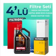Filtron Mitsubishi Outlander 2.0 Motul Motor Yağlı 2012-2017 4'lü Filtre Bakım Seti