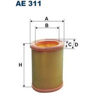 Filtron P106 P205 Partner Berlingo C15 Ax Bx Zx Tu3 2 P306 P206 P106 Saxo Zx Tu5j Hava Filtresi