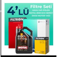 Filtron Seat İbiza 1.2 TSI Motul Motor Yağlı 2011-2015 4'lü Filtre Bakım Seti