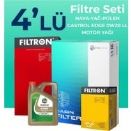 Filtron Seat İbiza 1.5 TSI Castrol Motor Yağlı 2021-2024 4'lü Filtre Bakım Seti