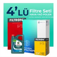 Filtron Suzuki Swift 1.2 Castrol Motor Yağlı 2011-2017 4'lü Filtre Bakım Seti