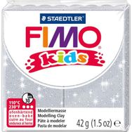 Fimo Glitter Silver Kids 42 gr Polimer Kil