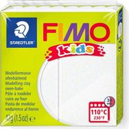 Fimo Kids 42 gr Yaldızlı Beyaz Modelleme Kili