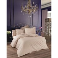 Finezza 1178 200x220 cm 6 Parça Krem Bella Bambu Jakar Kumaş Bej Çift Kişilik Nevresim Takımı