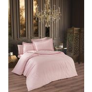 Finezza 1184 6 Parça Bella Bambu Kumaş Pudra Çift Kişilik Nevresim Takımı