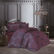 Finezza 1194 200x220 cm 6 Parça Tiara Bambu Jakar Kumaş Bordo Çift Kişilik Nevresim Takımı
