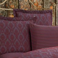 Finezza 60x80 cm 2'li Monaco Bambu Jakar Kumaş Bordo Oksford Yastık Kılıfı