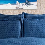 Finezza 60x80 cm Odesa Bambu Jakar Kumaş Indigo 2'li Oksford Yastık Kılıfı