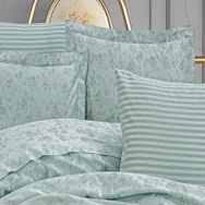Finezza 60x80 cm Rita Bambu Jakar Kumaş Mint 2'li Oksford Yastık Kılıfı