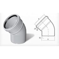 Fırat 100x45 Pvc Dirsek
