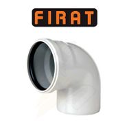 Fırat 125x90 mm Dirsek Pvc Pimaş Kapalı Dirsek
