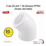 Fırat 50 Adet 20 mm 45 Derece Pprc Dirsek