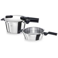 Fissler Vitaquick Glossy 4.5+2.5 lt Metalik Düdüklü Tencere