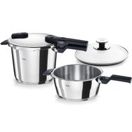 Fissler Vitaquick Glossy 6+3.5L Düdüklü Tencere