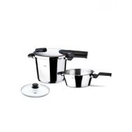 Fissler Vitaquick Point Gri 6+3,5 lt Düdüklü Tencere