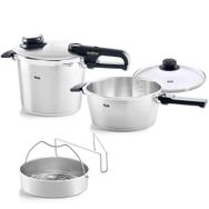 Fissler Vitavit Premium Mat 3 Program 6+3.5 lt Düdüklü Tencere Seti
