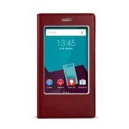 Fitcase Dolce Smart 7 Style Gizli Mıknatıslı Pencereli Bordo Kılıf