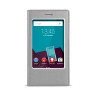 Fitcase Dolce Smart 7 Style Gizli Mıknatıslı Pencereli Gri Kılıf