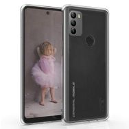 Fitcase General Mobile GM 21 Plus Kamera Korumalı Silikon Şeffaf Arka Kapak Kılıf