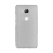 Fitcase Huawei GR5 Soft Silikon Şeffaf Siyah Arka Kapak Kılıf