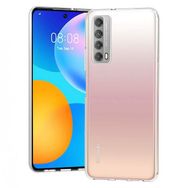 Fitcase Huawei P Smart 2021 Kamera Korumalı Silikon Şeffaf Arka Kapak Kılıf