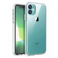 Fitcase iPhone 12 Mini Toz Koruma Tıpalı Şeffaf Arka Kapak