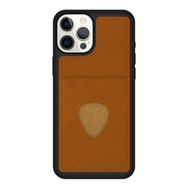 Fitcase iPhone 12 Pro Proda Deri Tek Kartlık Cepli Kapak Kılıf