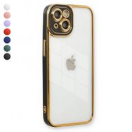 Fitcase iPhone 14 Lazer Lens Kamera Çerçeveli Kapak Kılıf