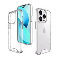 Fitcase iPhone 14 Pro Max Space Seri Lux Silikon Şeffaf Kapak Kılıf
