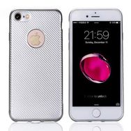 Fitcase İphone 7-8 Carbon Desen Gri Arka Kapak