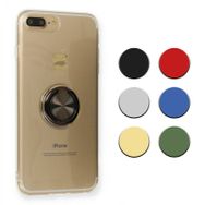 Fitcase iPhone 7 Plus 8 Plus Gross Ring Şeffaf Arka Kapak Kılıf
