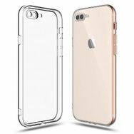 Fitcase iPhone 7 Plus 8 Plus Kamera Korumalı Şeffaf Arka Silikon Cep Telefonu Kılıfı
