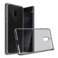 Fitcase Nokia 5 Soft Silikon Şeffaf Siyah Arka Kapak Kılıf