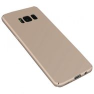 Fitcase Rubber Samsung Galaxy S8 Sert Arka Kapak Gold Kilif