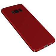 Fitcase Rubber Samsung Galaxy S8 Sert Arka Kapak Kırmızı Kılıf