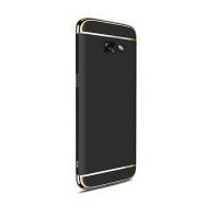 Fitcase Samsung A3 2017 Golden Frame Siyah Arka Kapak