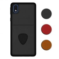 Fitcase Samsung Galaxy A01 Core Proda Deri Tek Kartlık Cepli Kapak Kılıf