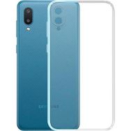 Fitcase Samsung Galaxy A02 A022 Kamera Korumalı Şeffaf Silikon Cep Telefonu Kılıfı